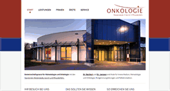 Desktop Screenshot of onkologie-aurich.de
